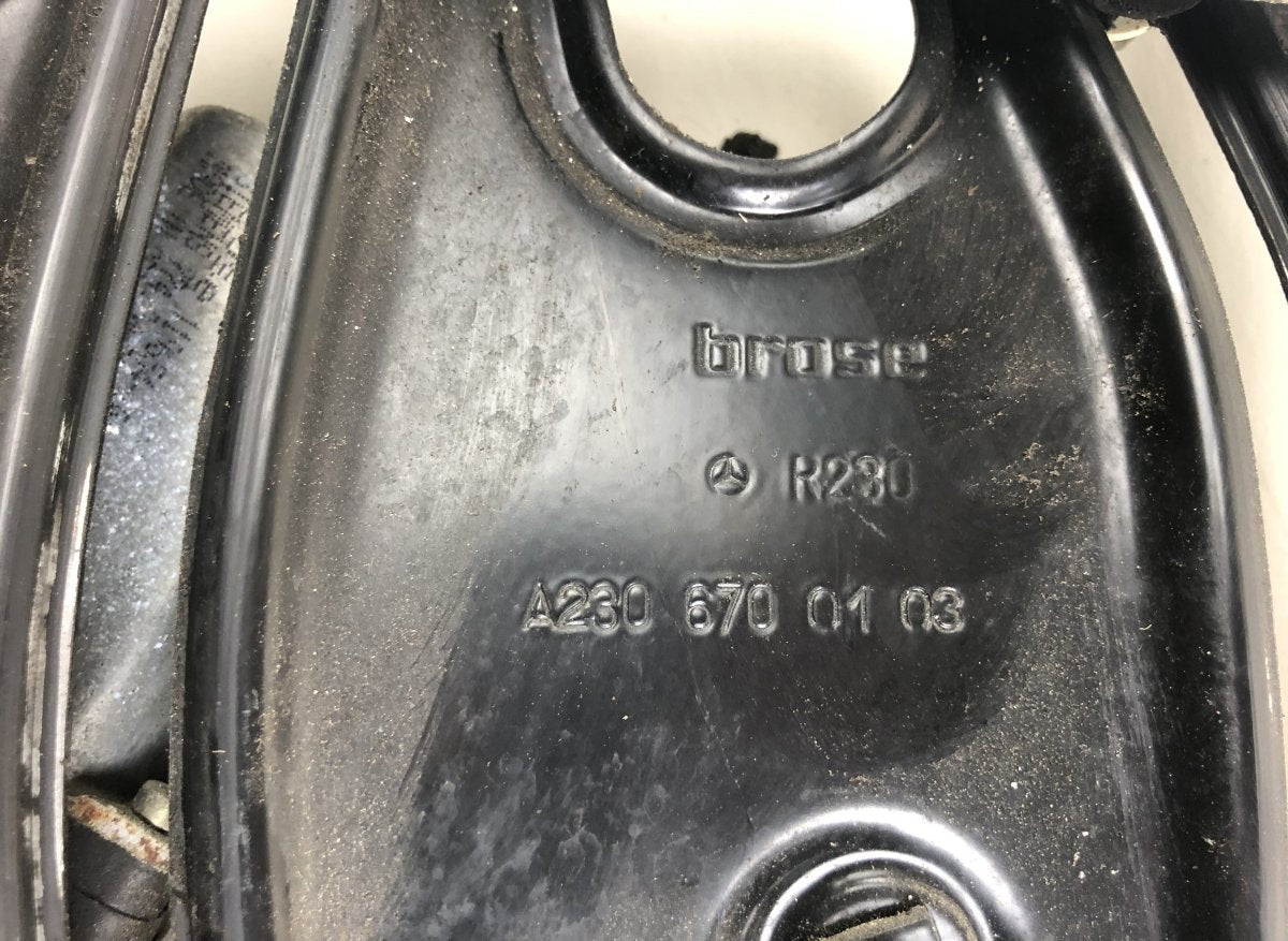A2306700303 A2208200442 Window Regulator Compl. rear left MERCEDES-BENZ SL-CLASS (R230) (2001-2012)