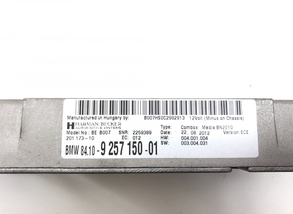 BE8007 Phone / bluetooth control unit BMW 5 (F10, F11) (2010-2017)