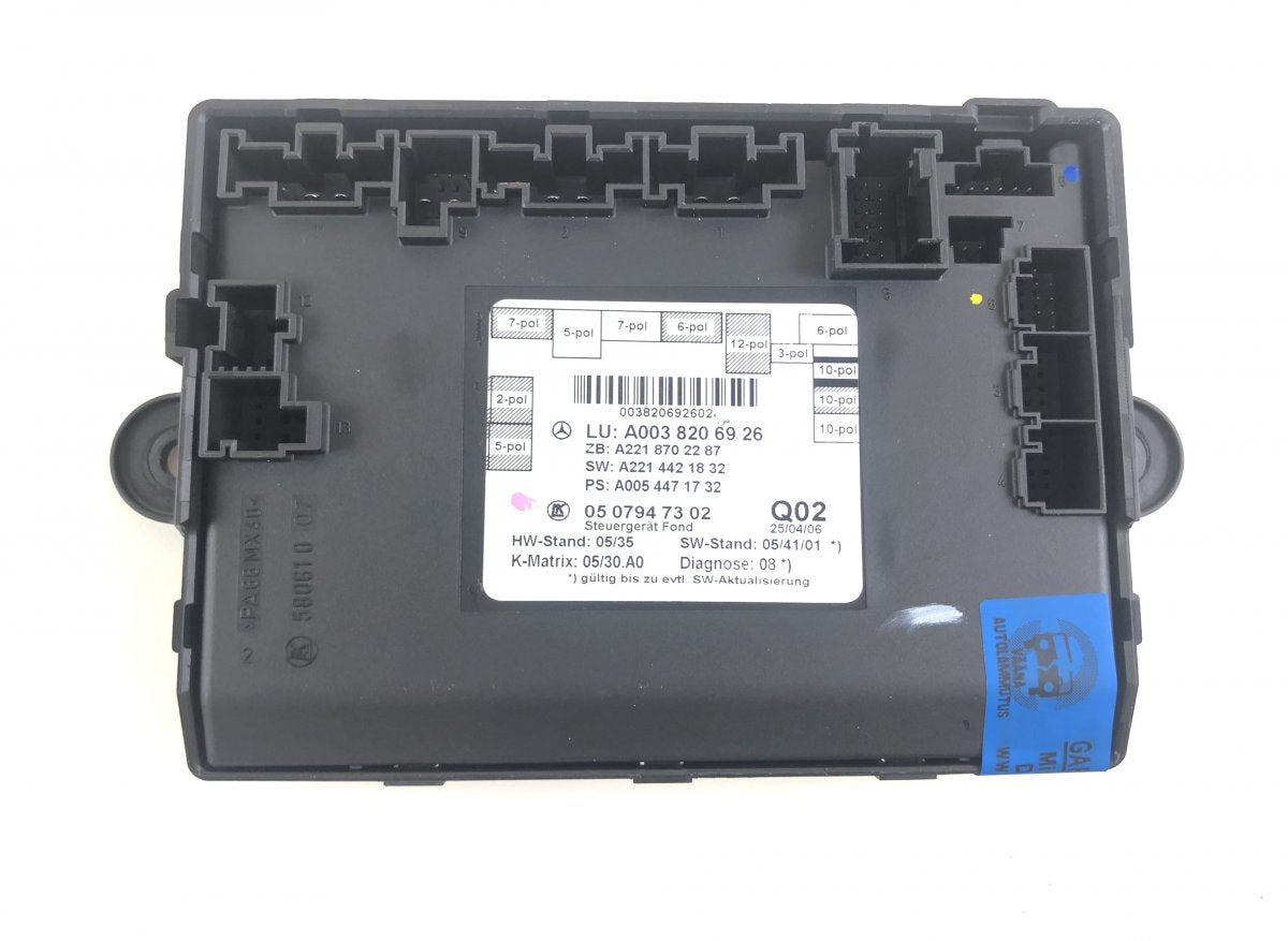 0507952302 1002698800 Door control unit rear left MERCEDES-BENZ S-CLASS (W221) (2005-2013)