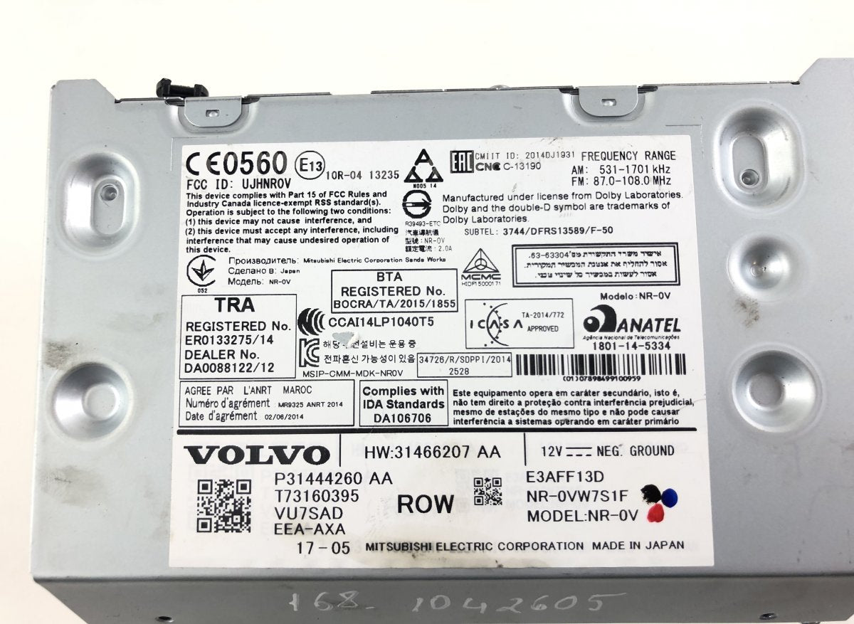 36003119 Radio VOLVO S90 / V90 (2016-)