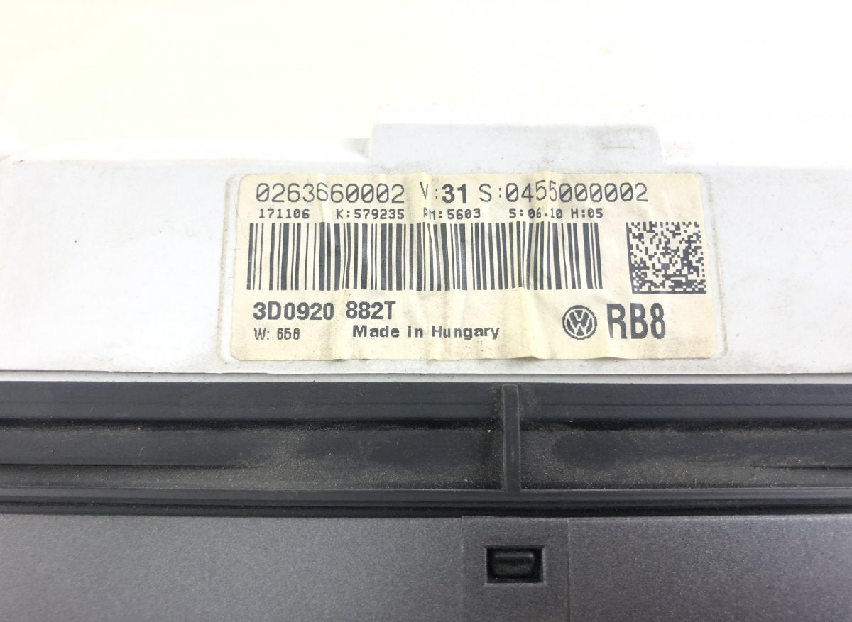 0263660002 Instrument Cluster VW PHAETON (3D) (2002-2016)