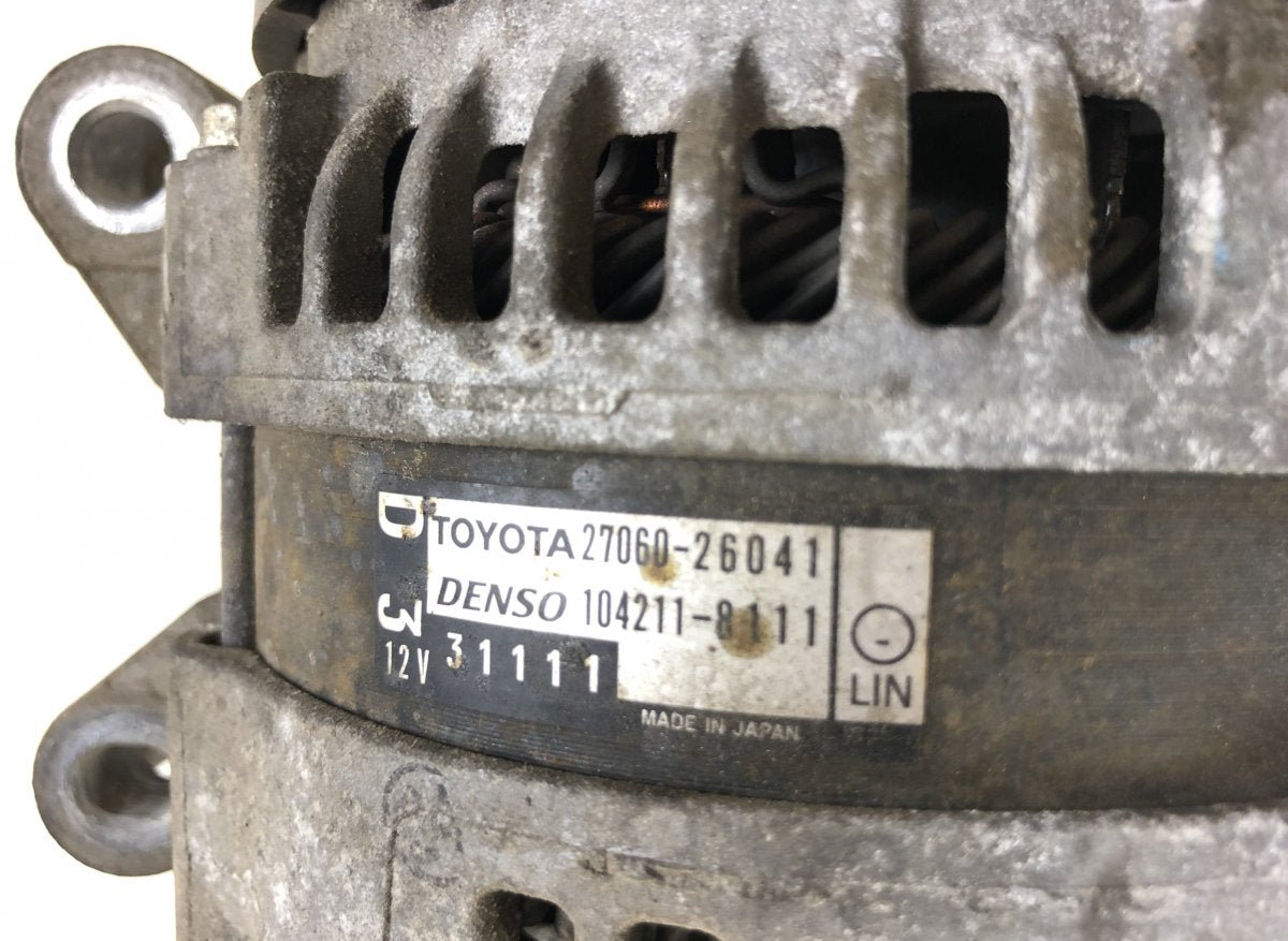 1042118111 Alternator TOYOTA RAV 4 IV (XA40) (2012-2019)