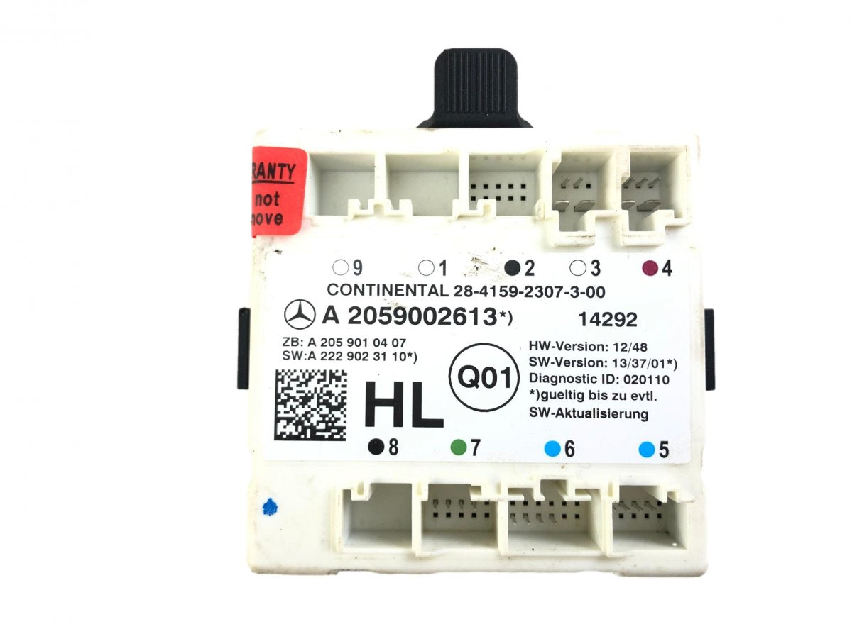 A2059001211 Door control unit front left MERCEDES-BENZ C-CLASS (W205) (2013-2021)