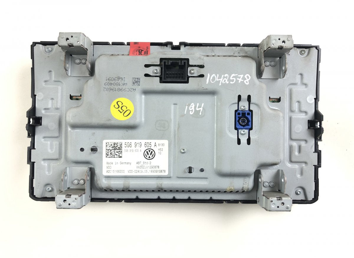 A2C15166200 Dash screen VW TIGUAN II (AD, BW) (2016-2024)