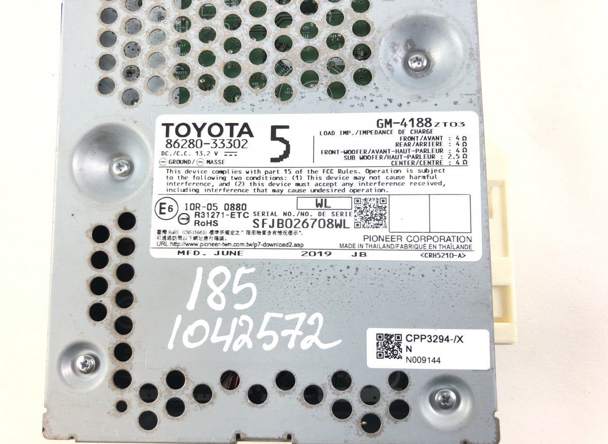 8628033302 Audio amplifier LEXUS ES VII (2018-)