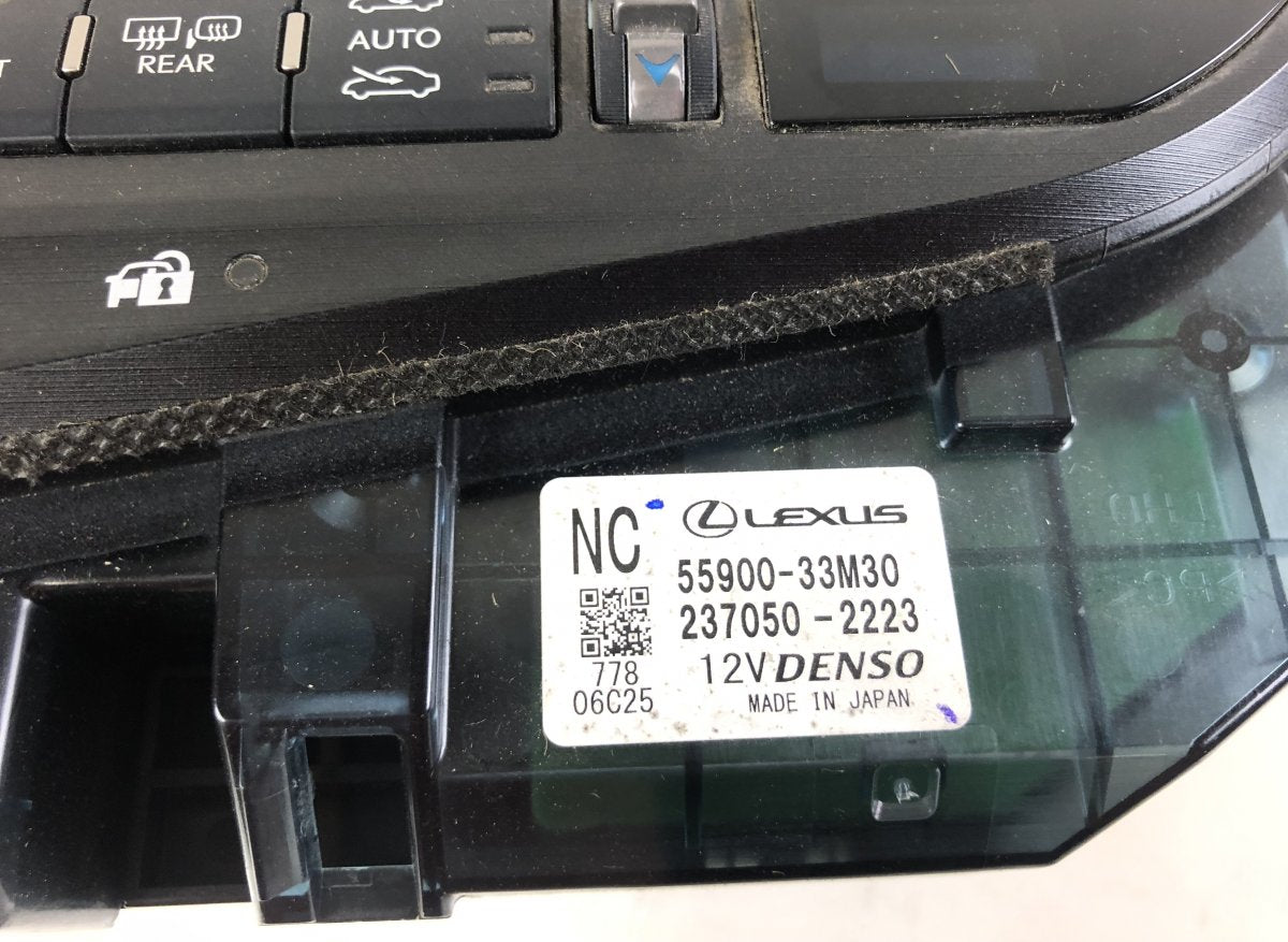 2370502223 237050-2223 Heater control panel LEXUS ES VII (2018-)