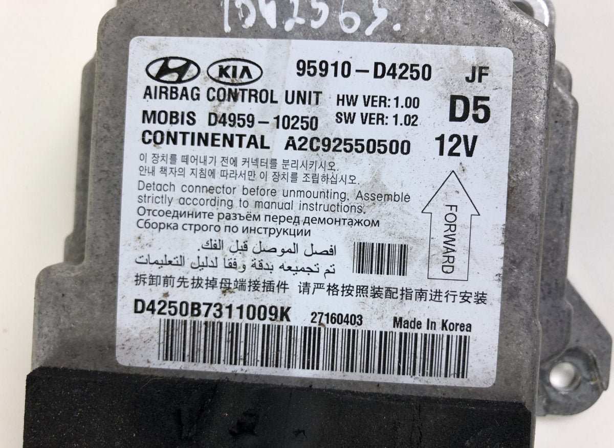 95910D4250 Airbag Control Unit KIA OPTIMA IV (JF) (2015-2020)