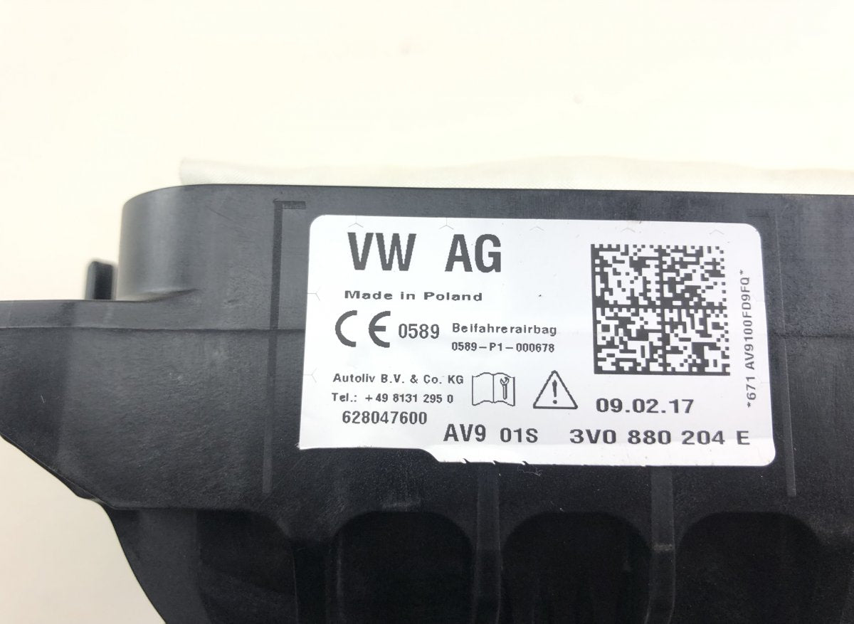 3V0880204E Passenger Airbag SKODA SUPERB III (3V3, 3V5) (2015-2024)