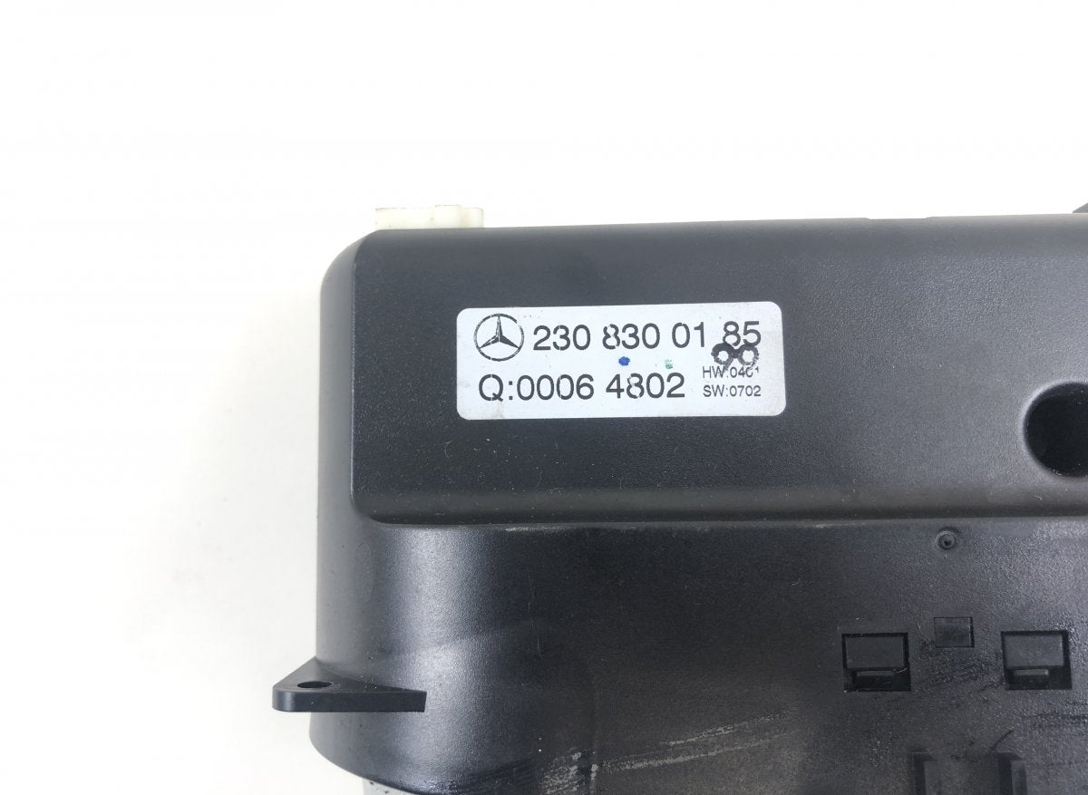 A2308301285 Heater control panel MERCEDES-BENZ SL-CLASS (R230) (2001-2012)