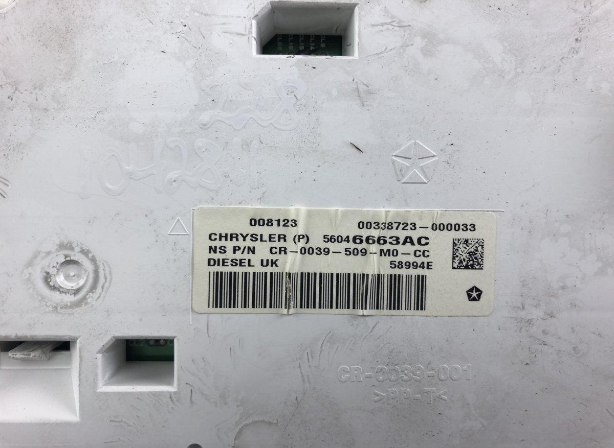 68186243AB Instrument Cluster JEEP GRAND CHEROKEE IV (WK, WK2) (2010-2021)