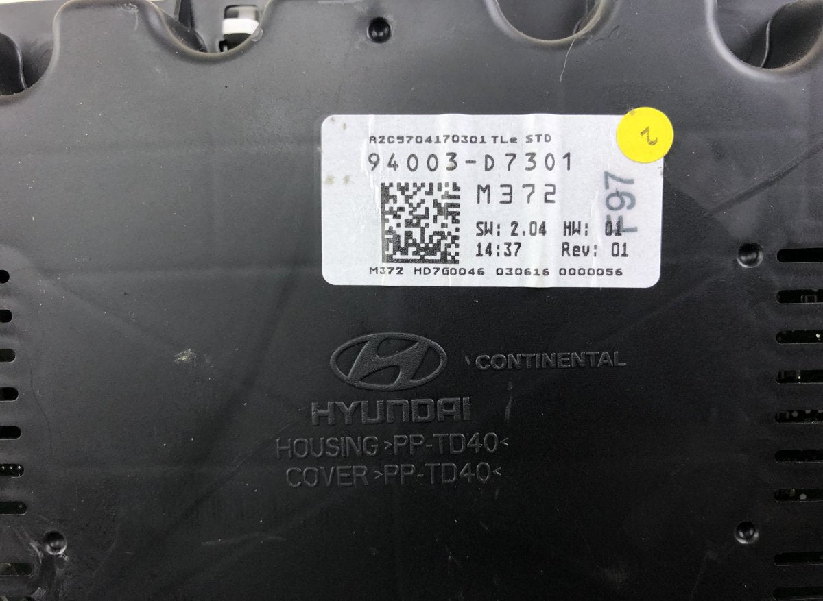 94003D7301 Instrument Cluster HYUNDAI TUCSON III (TL) (2015-2021)
