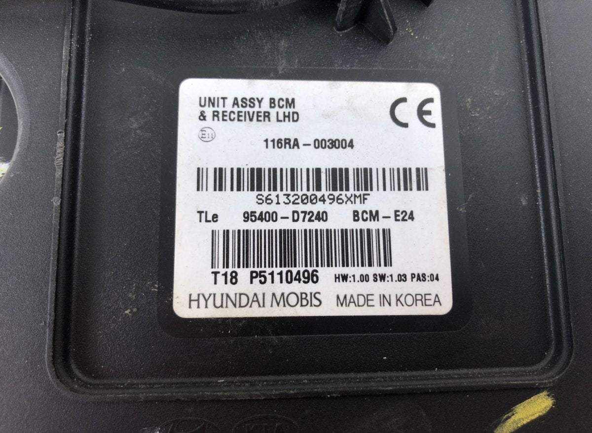 95400D7240 Body control module (BCM) HYUNDAI TUCSON III (TL) (2015-2021)