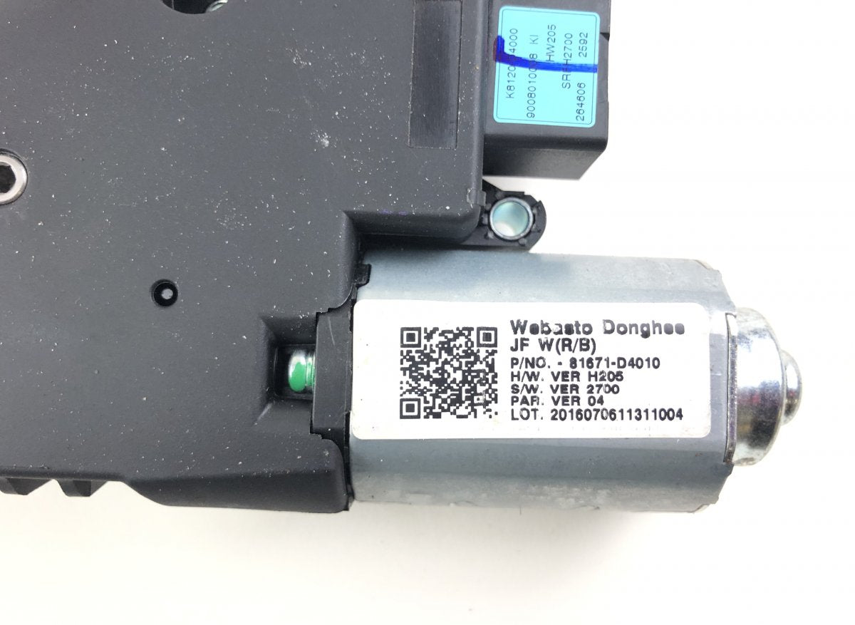 81671D4300 Sun Roof Motor KIA OPTIMA IV (JF) (2015-2020)