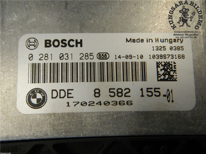 0281031285 Engine Control Unit / module (ECU) BMW 4 (F32, F33, F36, F82, F83) (2013-2020)