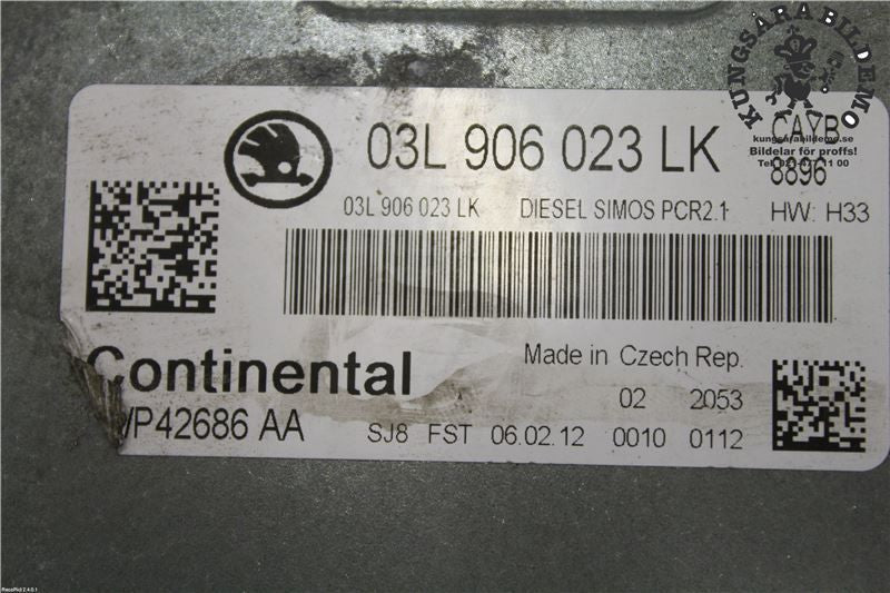 5WP42686AA Engine Control Unit / module (ECU) SKODA FABIA II (5J) (2006-2014)