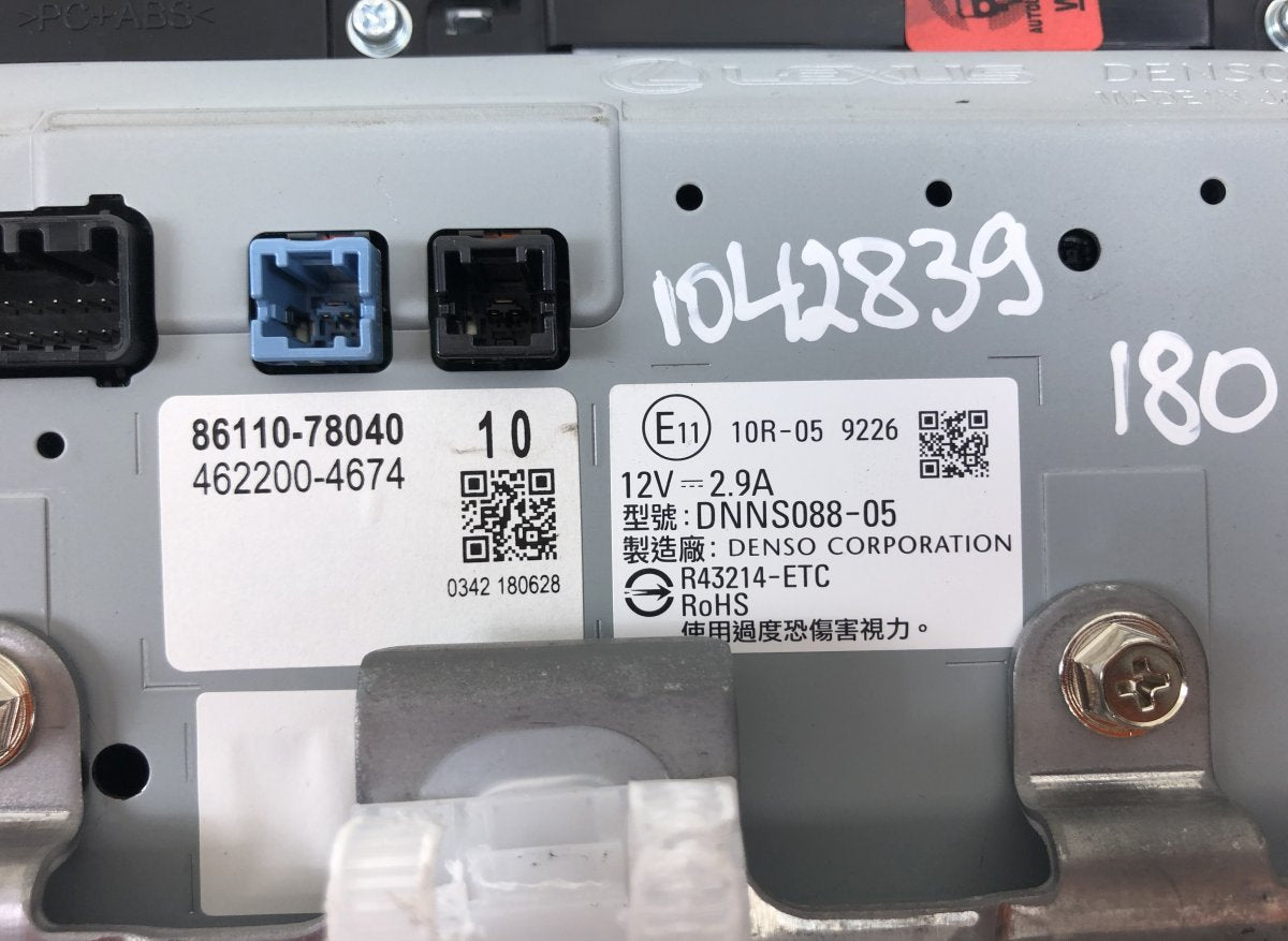 8611078040 Dash screen LEXUS NX I (AZ10) (2014-2021)