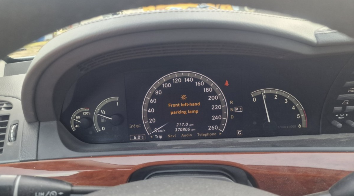 1036905326 0263650056 0263650228 0263650216 Instrument Cluster MERCEDES-BENZ S-CLASS (W221) (2005-2013)