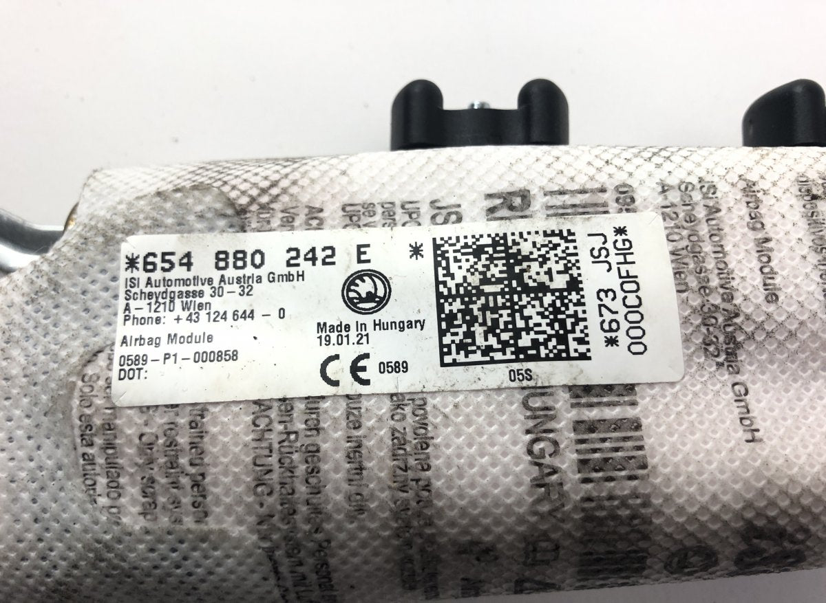 654880242E Side seat Airbag Front Right SKODA SCALA (NW1) (2019-)