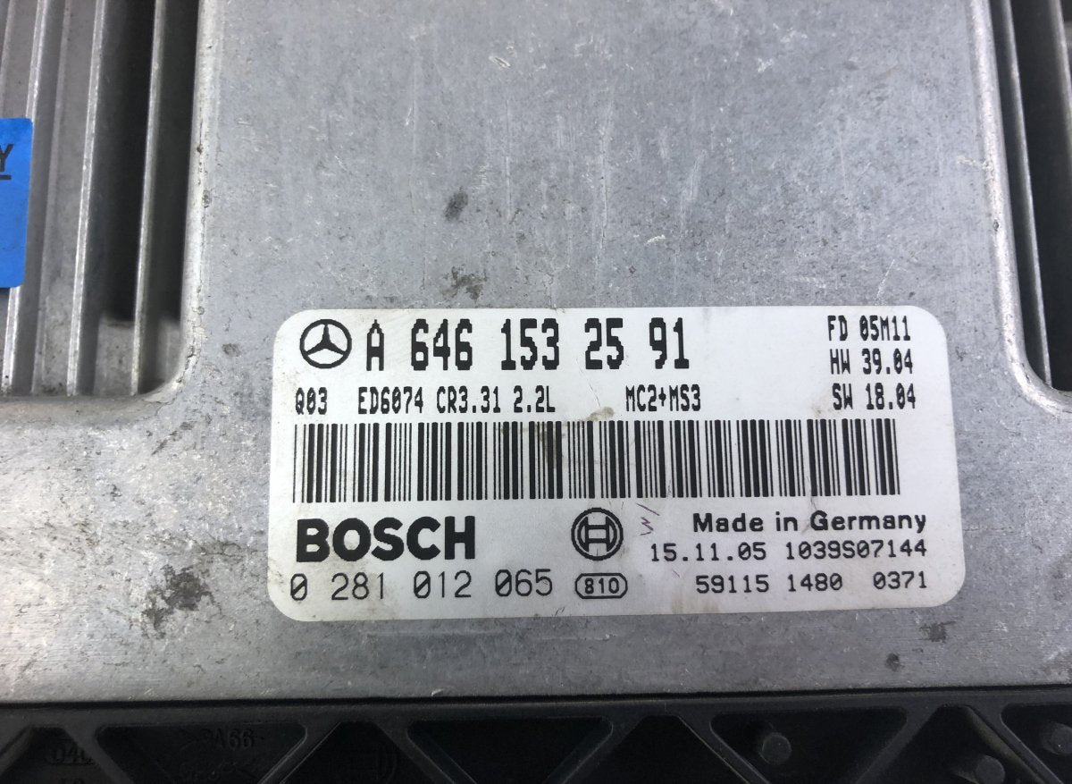 0281012831 Engine Control Unit / module (ECU) MERCEDES-BENZ VITO / VIANO (W639) (2003-2014)