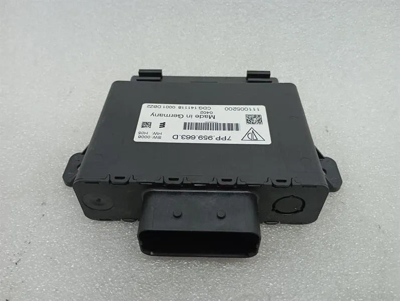 Porsche Cayman 718 electronic module 7pp959663D voltage transformer control unit -