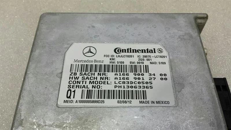 Mercedes CLS W218 Communication Module A1669003400 Interface Control Unit-