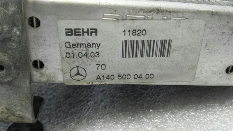 Mercedes S-Class W220 Engine Oil Cooler A1405000400 Oil Cooler Radiator S55 AMG-