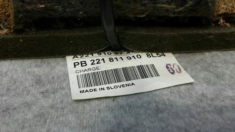 Mercedes S W221 Front Left Seat Backrest A2219106747 Backrest Front Seat-