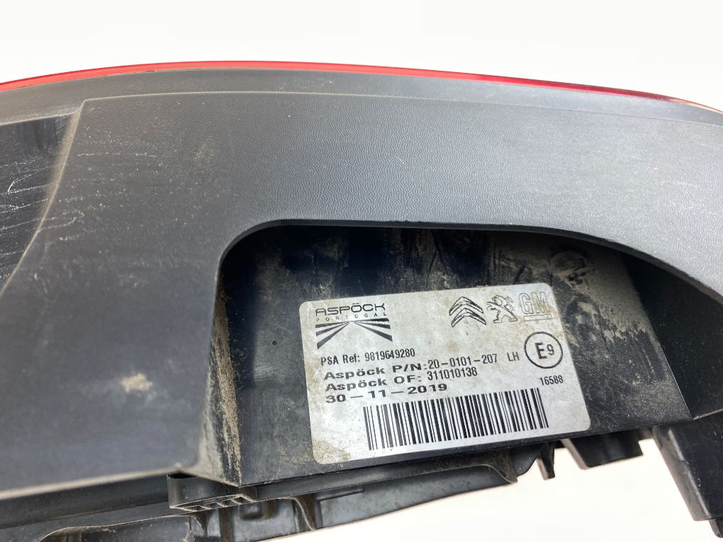 9819649280 Tail light left CITROËN BERLINGO (K9) (2018-)