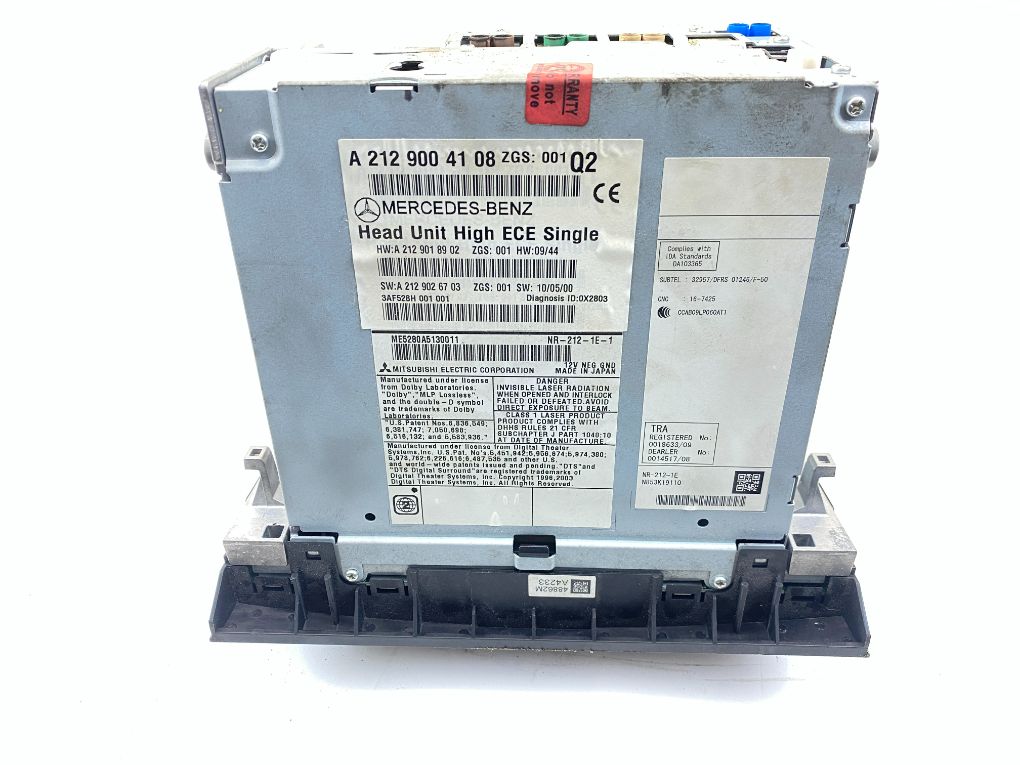 A2129004829 Radio MERCEDES-BENZ E-CLASS (W212) (2009-2016)