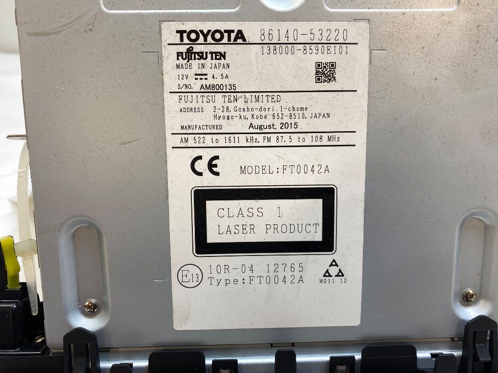 1380008590 Radio LEXUS RC (XC10) (2014-)