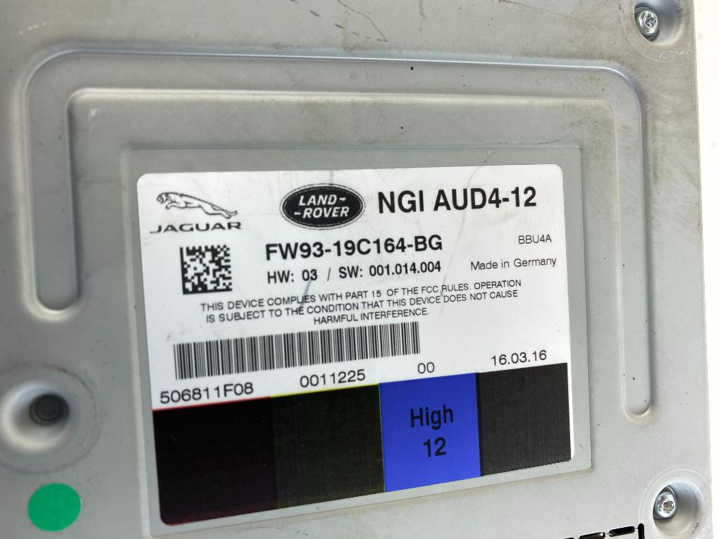 C2D49635 Audio amplifier JAGUAR XF (X260) (2015-2024)