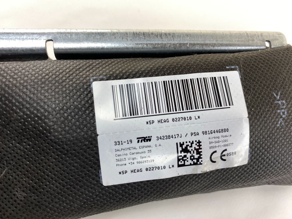 9816430680 9816430880 Airbag set CITROËN BERLINGO (K9) (2018-)