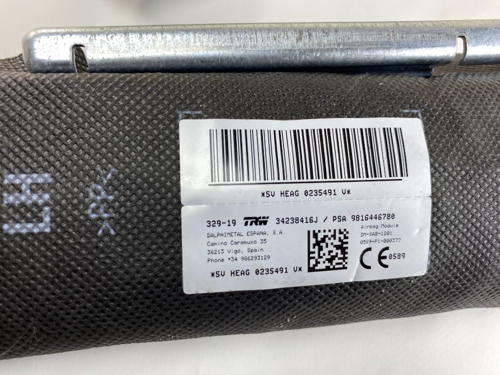 9816430680 9816430880 Airbag set CITROËN BERLINGO (K9) (2018-)