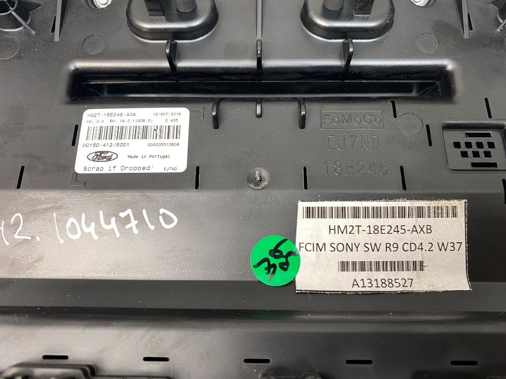 2282540 Heater control panel FORD S-MAX II (2015-2023)