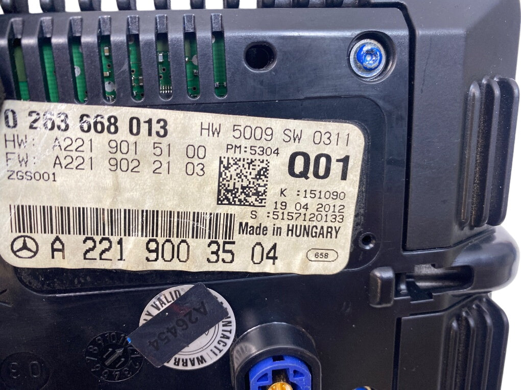 A2219003504 Dash screen MERCEDES-BENZ S-CLASS (W221) (2005-2013)