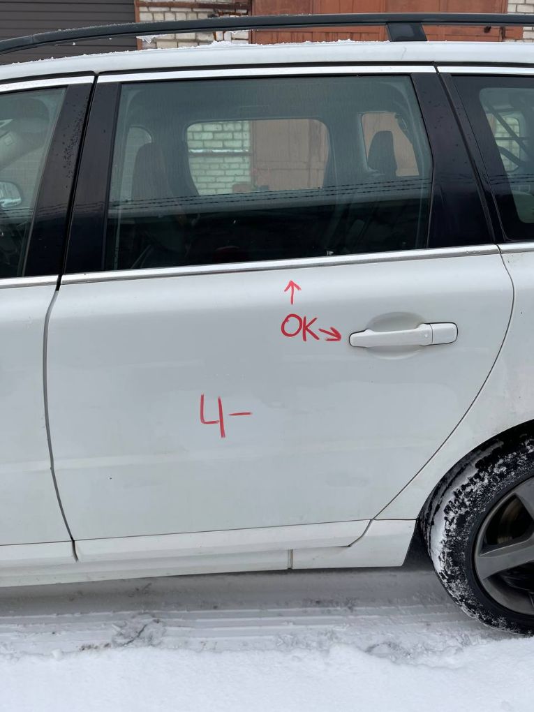 Door Rear Left VOLVO V70 III (BW) (2007-2016)