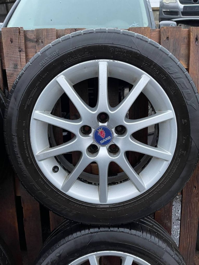 6.5JX16 ET41 D65.1 5X110 Rim set With Tyres 4 pcs SAAB 9-3 (YS3F) (2002-2012)
