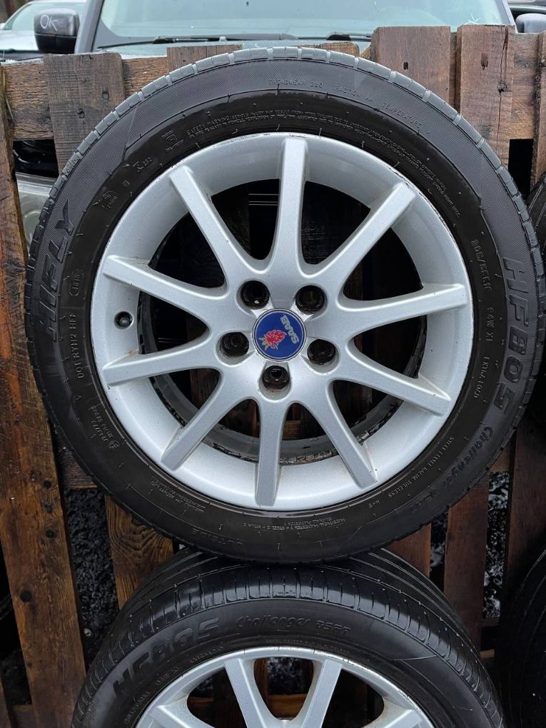 6.5JX16 ET41 D65.1 5X110 Rim set With Tyres 4 pcs SAAB 9-3 (YS3F) (2002-2012)