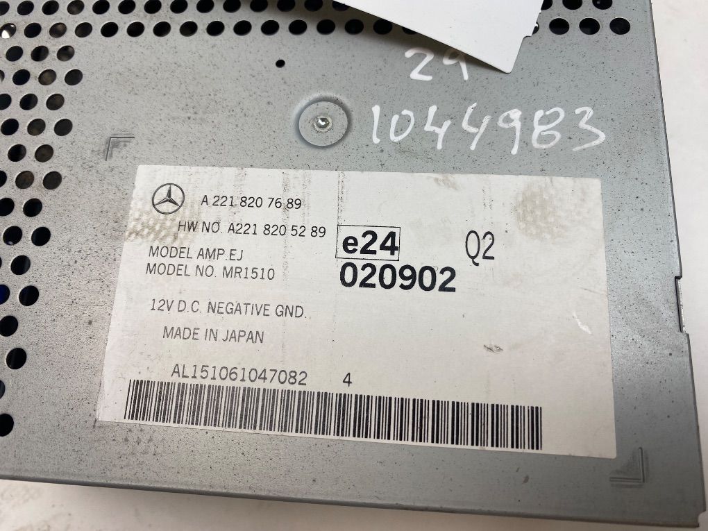 A2219008004 Audio amplifier MERCEDES-BENZ S-CLASS (W221) (2005-2013)
