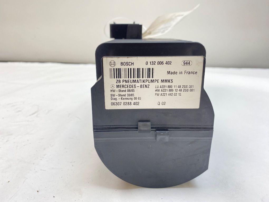 0132006375 0132006408 0132006387 0132006398 0132006402 Central Locking Vacuum Pump MERCEDES-BENZ S-CLASS (W221) (2005-2013)