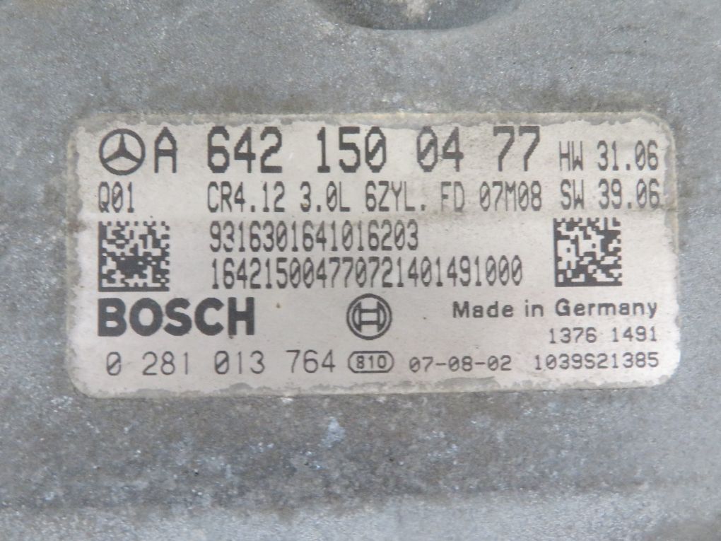 A6421500477 6421500477 A6421509426 6421509426 Engine Control Unit / module (ECU) MERCEDES-BENZ R-CLASS (W251) (2006-2013)