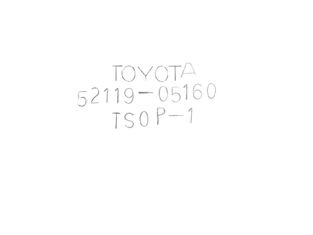 5211905160 Front Bumper TOYOTA AVENSIS (T250) (2003-2008)