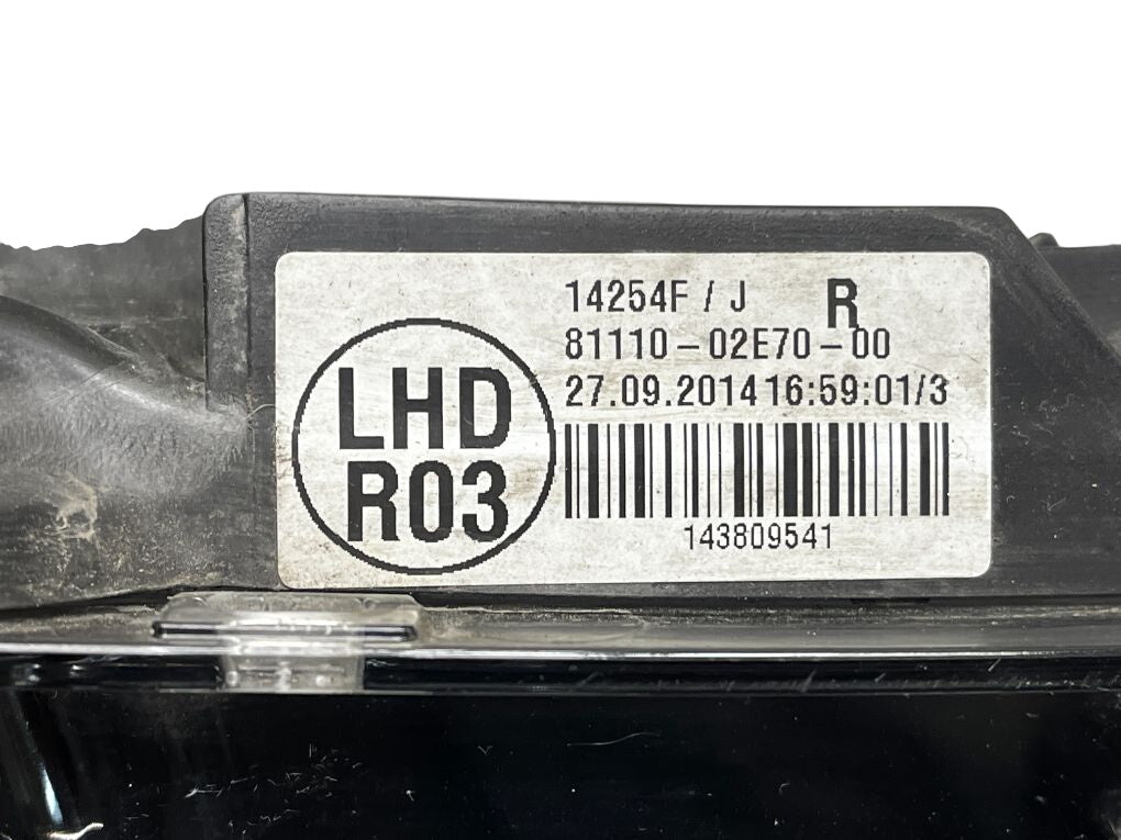 8111002E70-00 Headlight right TOYOTA COROLLA XI (E170, E180) (2013-2018)