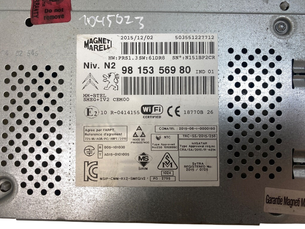 1621264280 Radio DS DS 4 / DS 4 CROSSBACK (07.15-)