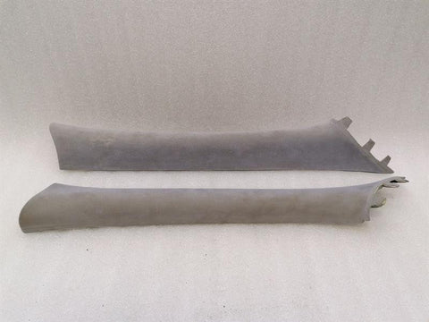 MERCEDES E W211 A Post Set A2116900325 A-Pillar Trim Set Grey Alcantara