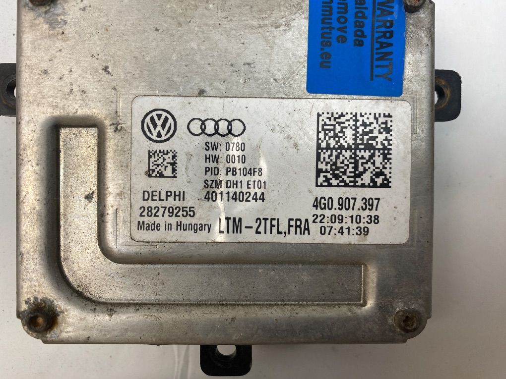 4G0907472B Xenon headlight control unit set AUDI A7 Sportback (4GA) (2010-2017)