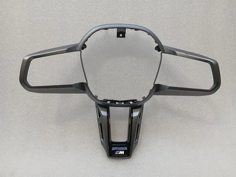 BMW M3 G80 G20 6579617 STEERING WHEEL TRIM M LCI Grey Logo