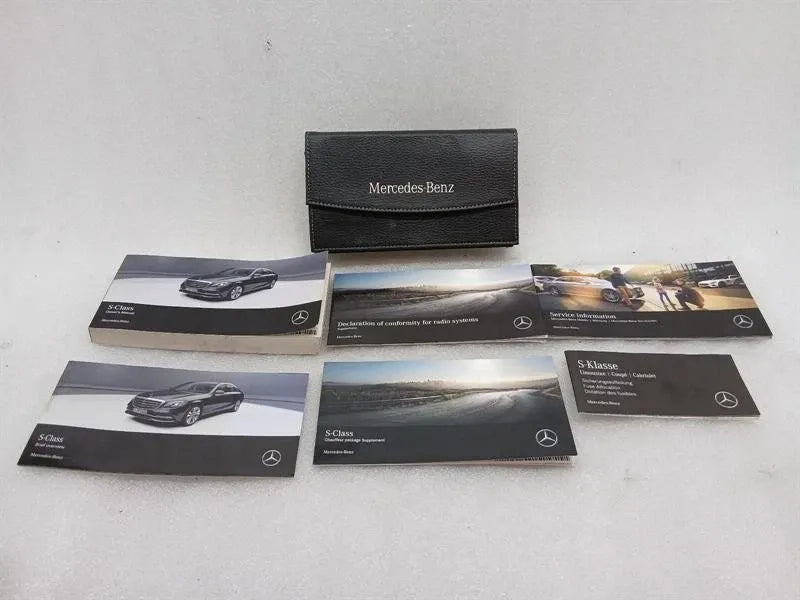 Mercedes S-Class Owner's Manual Vehicle Manual