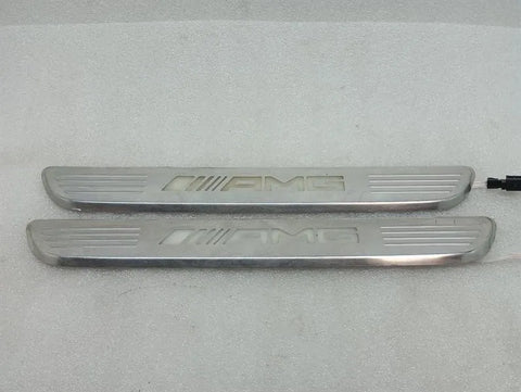 Mercedes C Class W205 Door Sill Set A2056802135 AMG Door Sill Trim Set