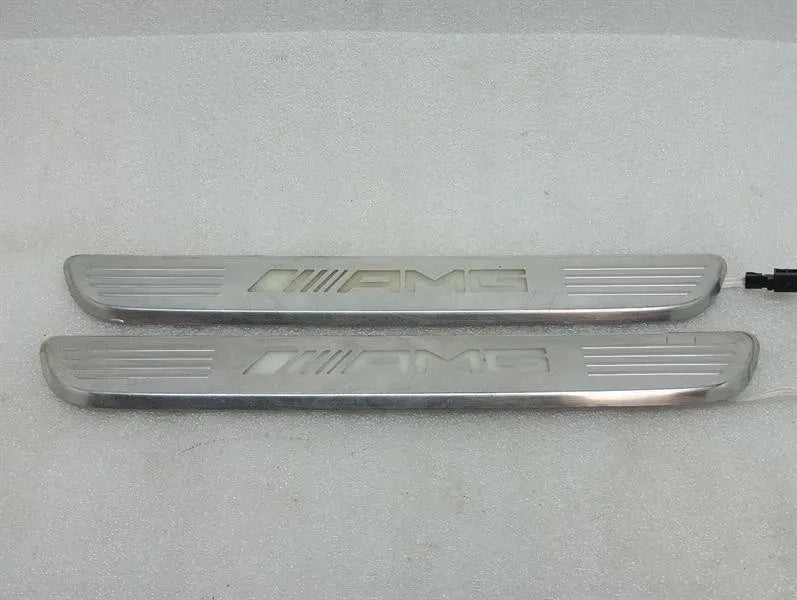 Mercedes C Class W205 Door Sill Set A2056802135 AMG Door Sill Trim Set